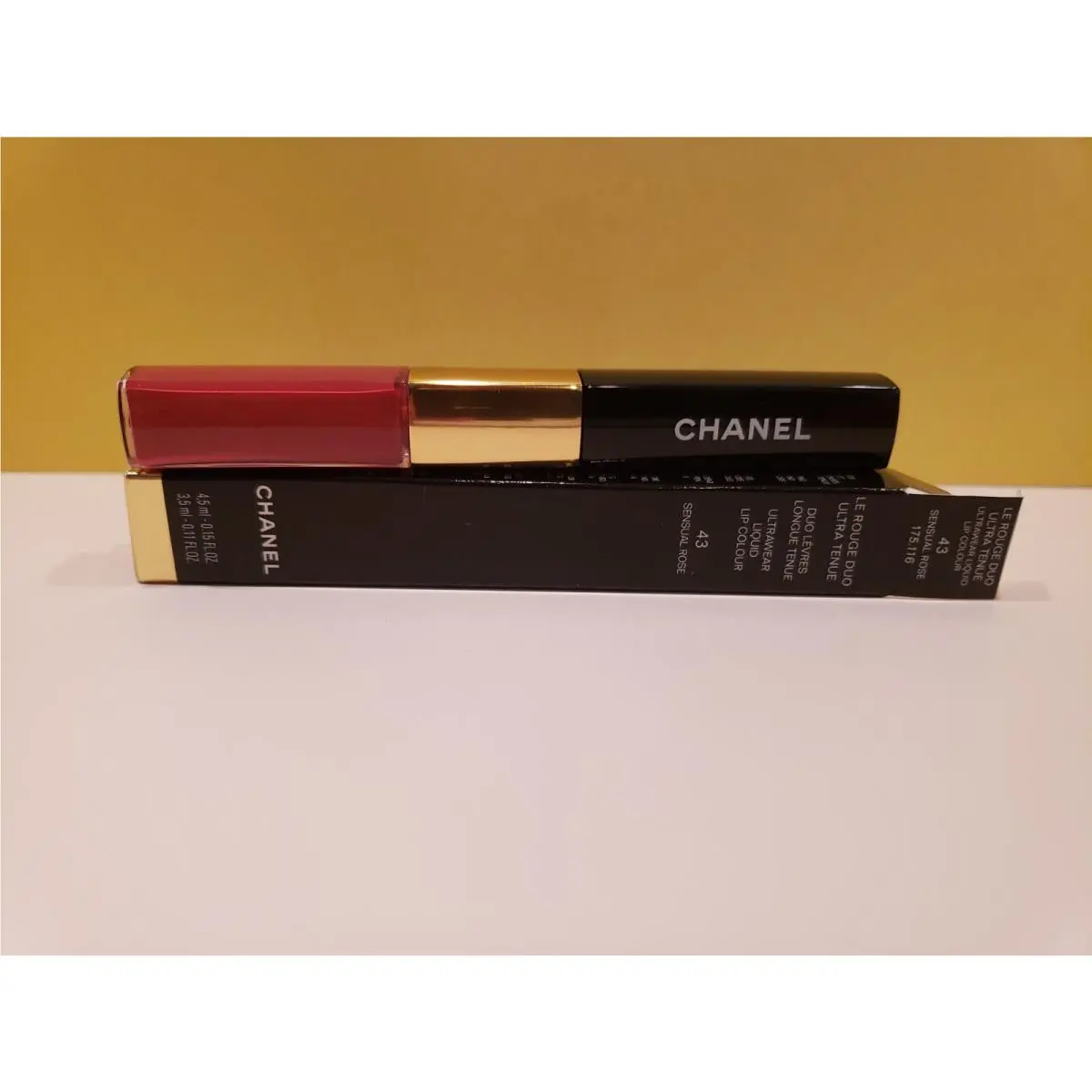 Chanel Le Rouge Duo Ultra Wear Liquid Lip Colour 43 Sensual Rose