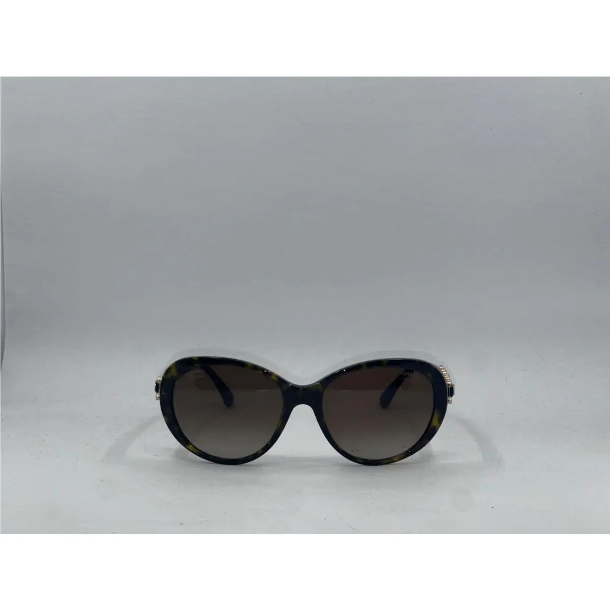 Chanel 5337-H-B Bijou Pearls 714/S6 Tortoise Jeweled Polarized Sunglasses