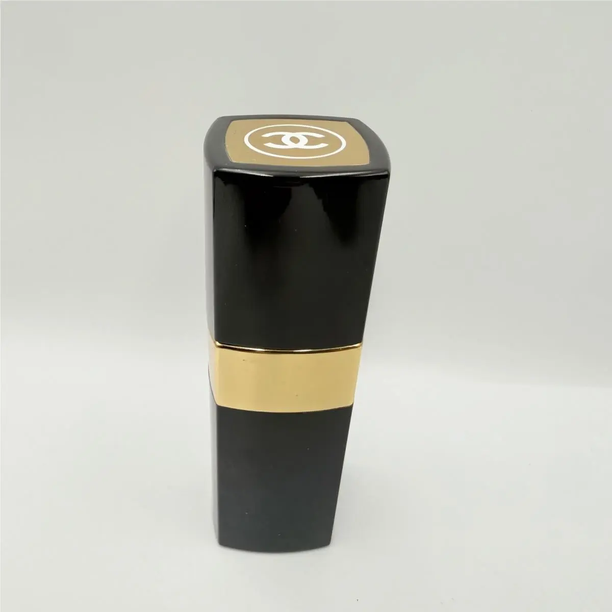 Chanel No 5 Eau de Toilette Spray 1.7 oz 50 ml Black Gold Refillable Case Vtg