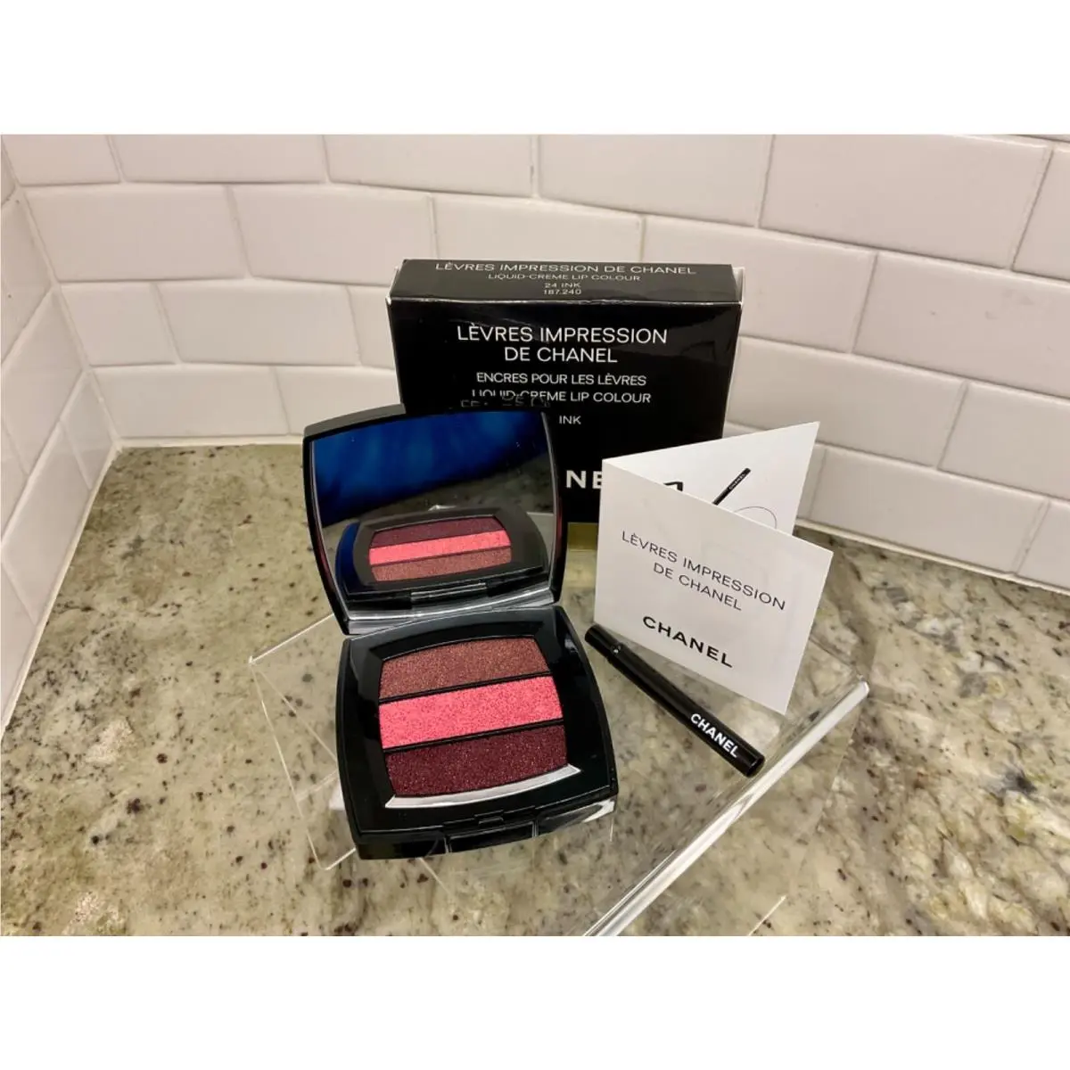 Chanel Impression De Chanel Liquid Creme Lip Colour 24 Ink Palette