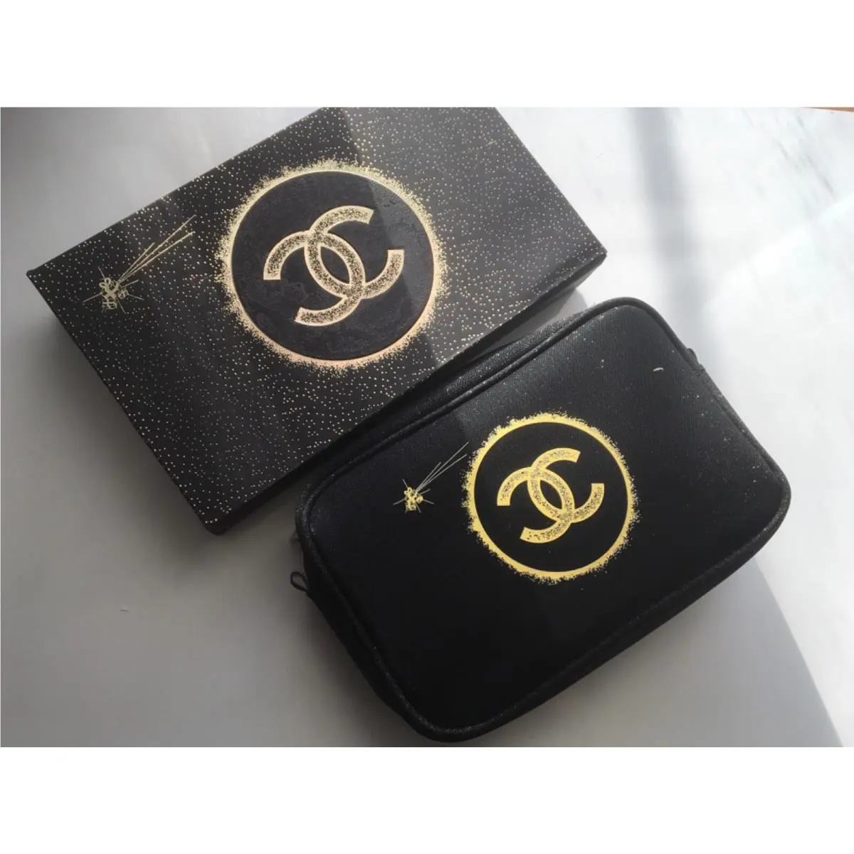 Chanel Holiday Edition Cosmetic Makeup Bag