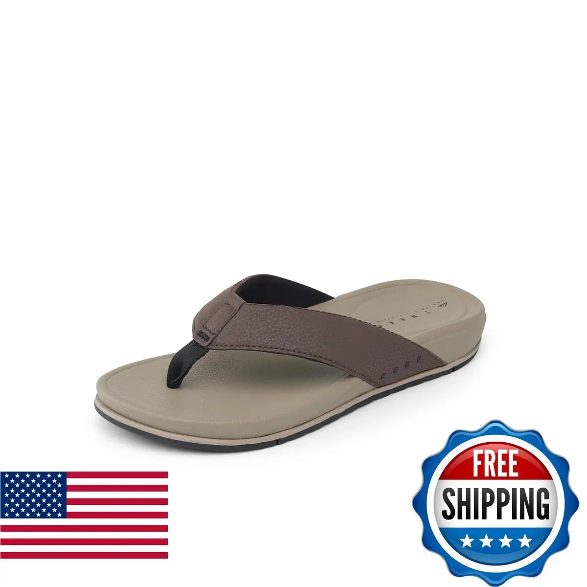 Reef Phantom Bonzer Mens Sandals Chocolate/tan Size 6 - Brown