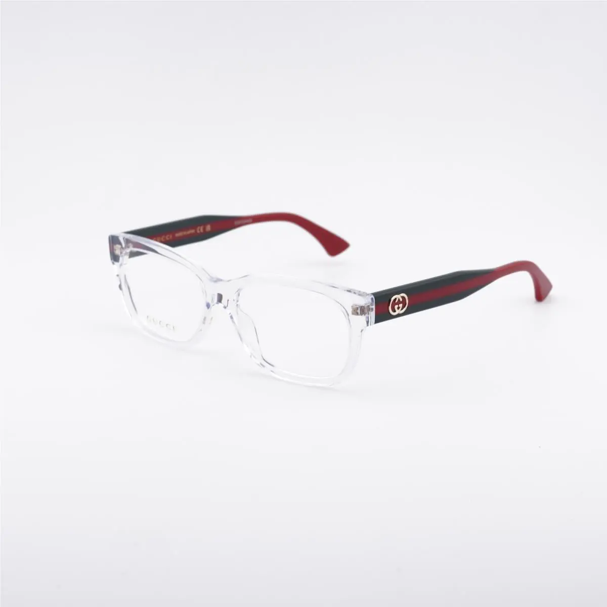 GG0278ON 013 Transparent 55mm Eyeglasses by Gucci