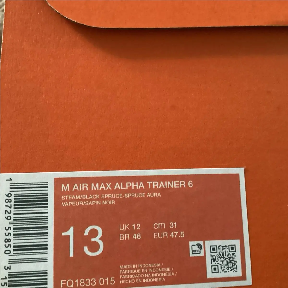 Nike shoes - Nike Air Max Alpha Trainer 6 - FQ1833-015 - Steam Spruce 0
