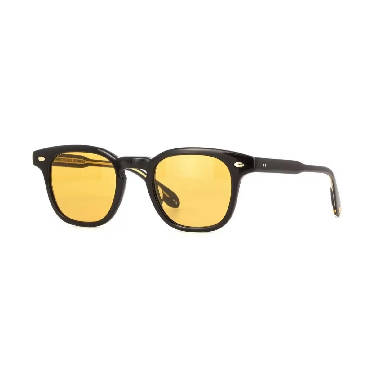 Garrett Leight Sherwood Sun Black/pure Maple Bk/pmp Sunglasses