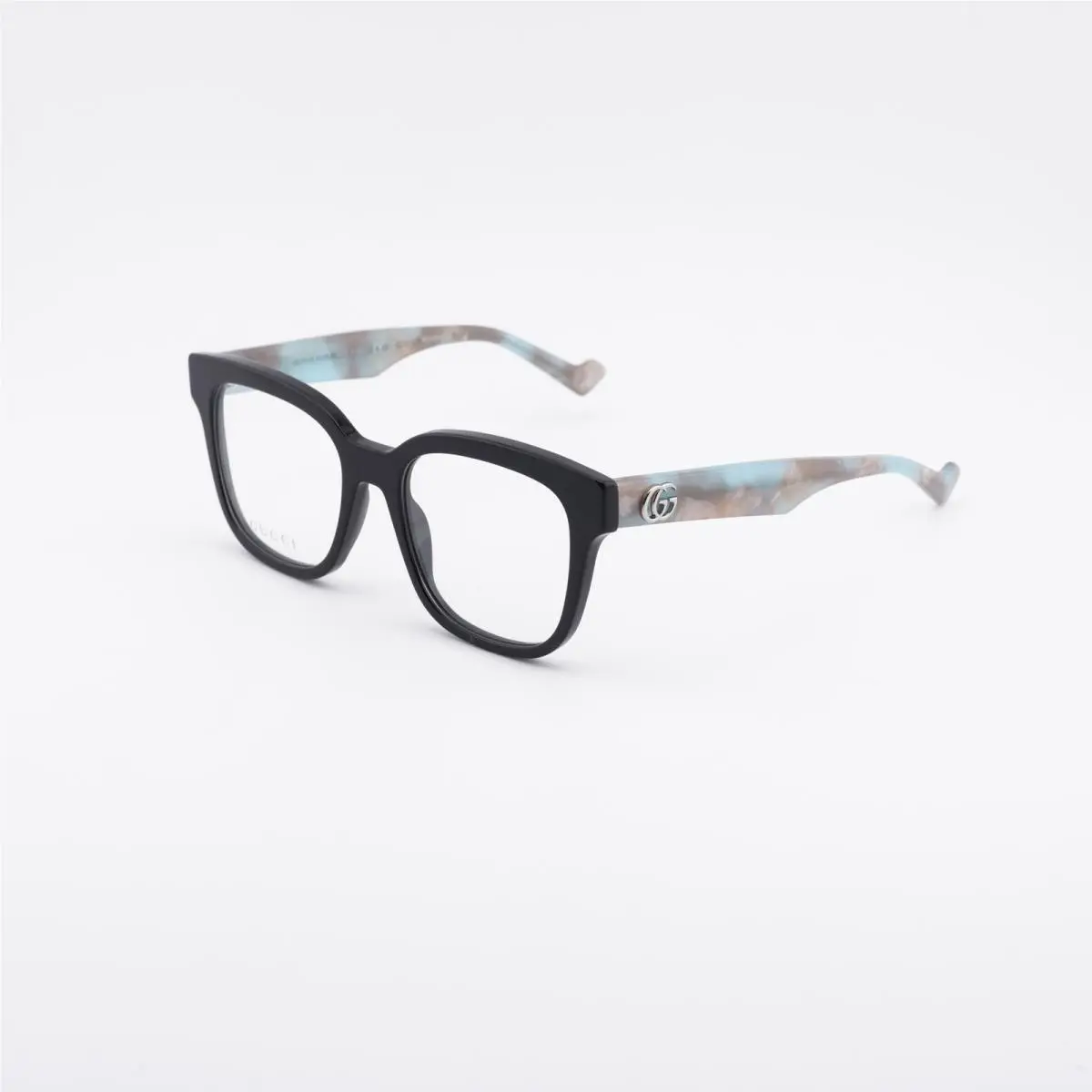 GG0958O 017 Black/blue Havana 52mm Eyeglasses by Gucci