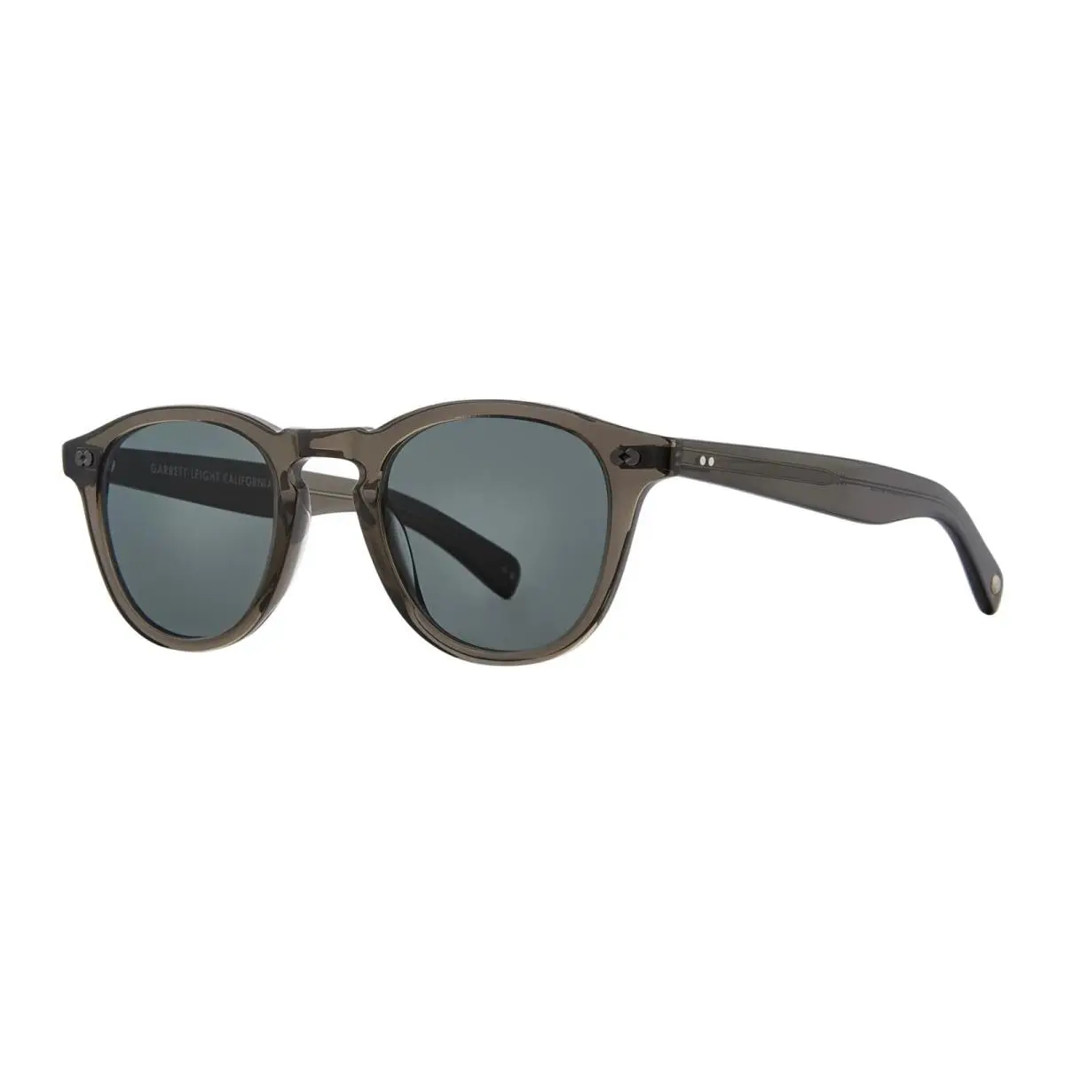 Garrett Leight Hampton X Sun Black Glass/pure Blue Smoke Blgl/pbs Sunglasses