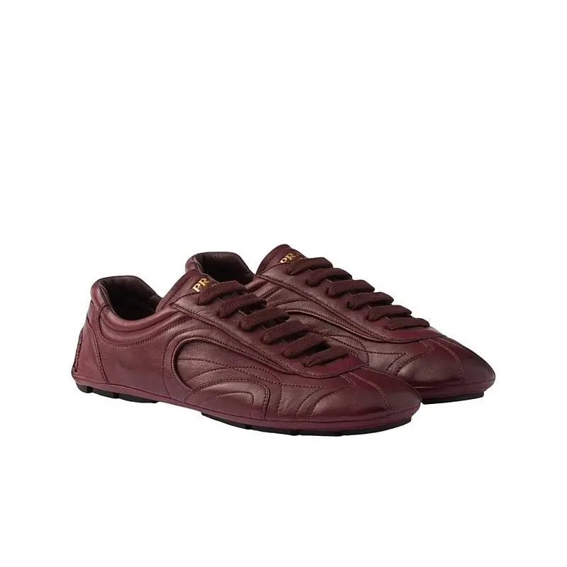 Prada D5599 Men`s Montecarlo Re-edition 2005 Antiqued Leather Sneakers Size 7.5M