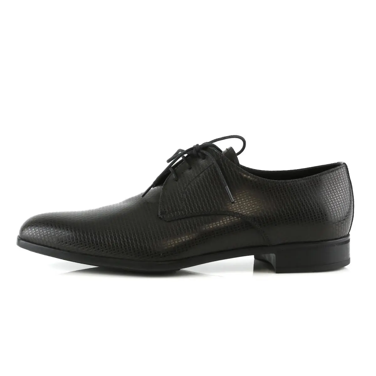 Prada Milano Men`s Black Brown Leather Oxford Dress Shoes D3710 Size 8 US