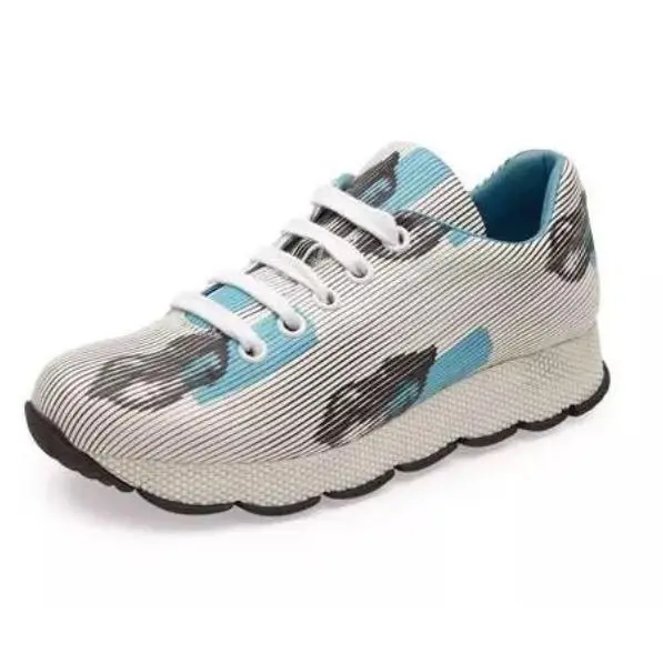 Prada Woman`s Lips Print Leather Sneakers D4383 Size 41 Eur / 11 US