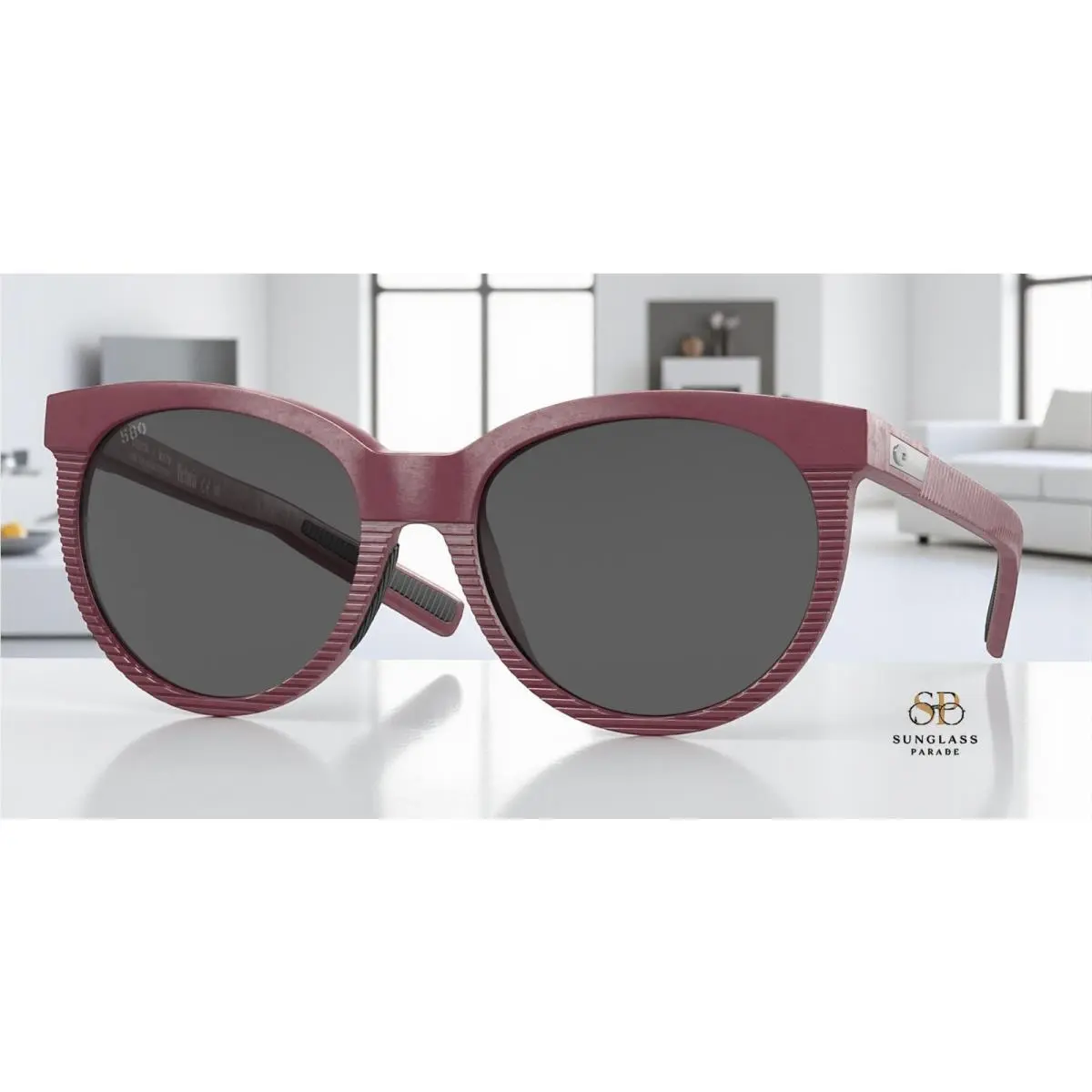 6S9031 06 Victoria G Net Plum Gray 56 mm Women`s Sunglasses 580G by Costa Del Mar