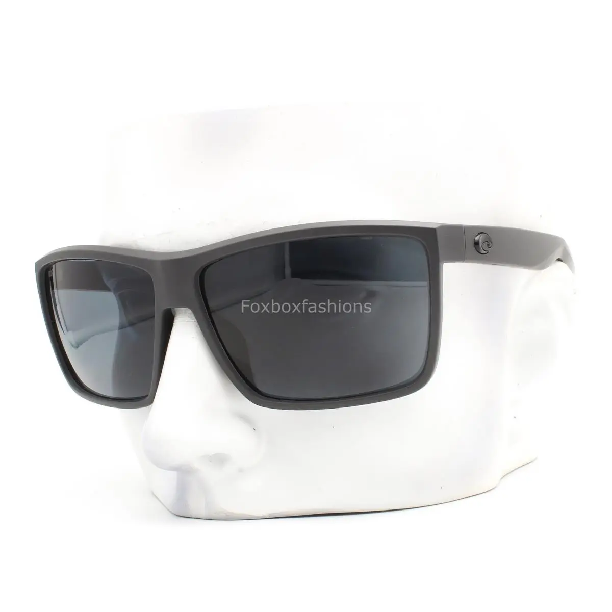 Rinconcito Sunglasses Matte Gray Polarized Plastic Lens W/case by Costa Del Mar