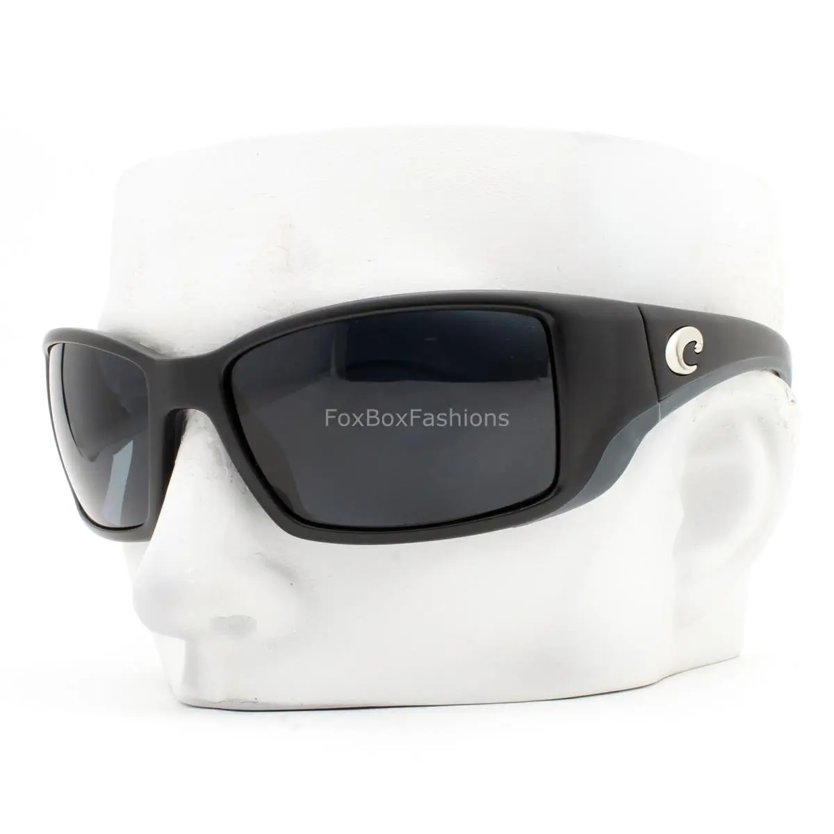 Blackfin Sunglasses Matte Black Polarized Poly Lens 580P W/case by Costa Del Mar