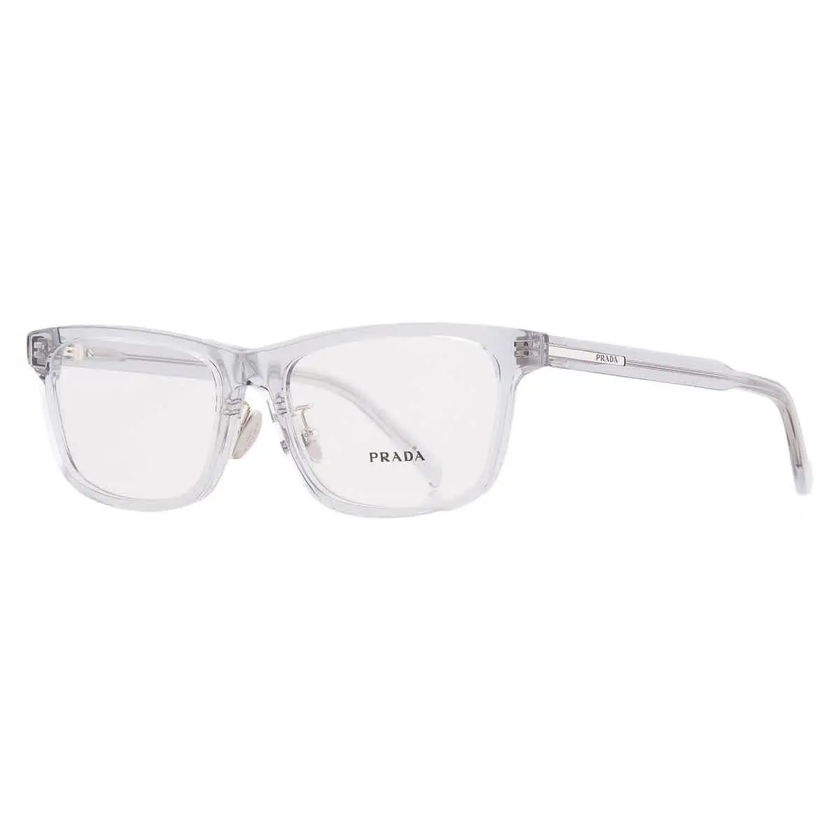 Prada Demo Rectangular Men`s Eyeglasses PR B08VD 19T1O1 56 PR B08VD 19T1O1 56