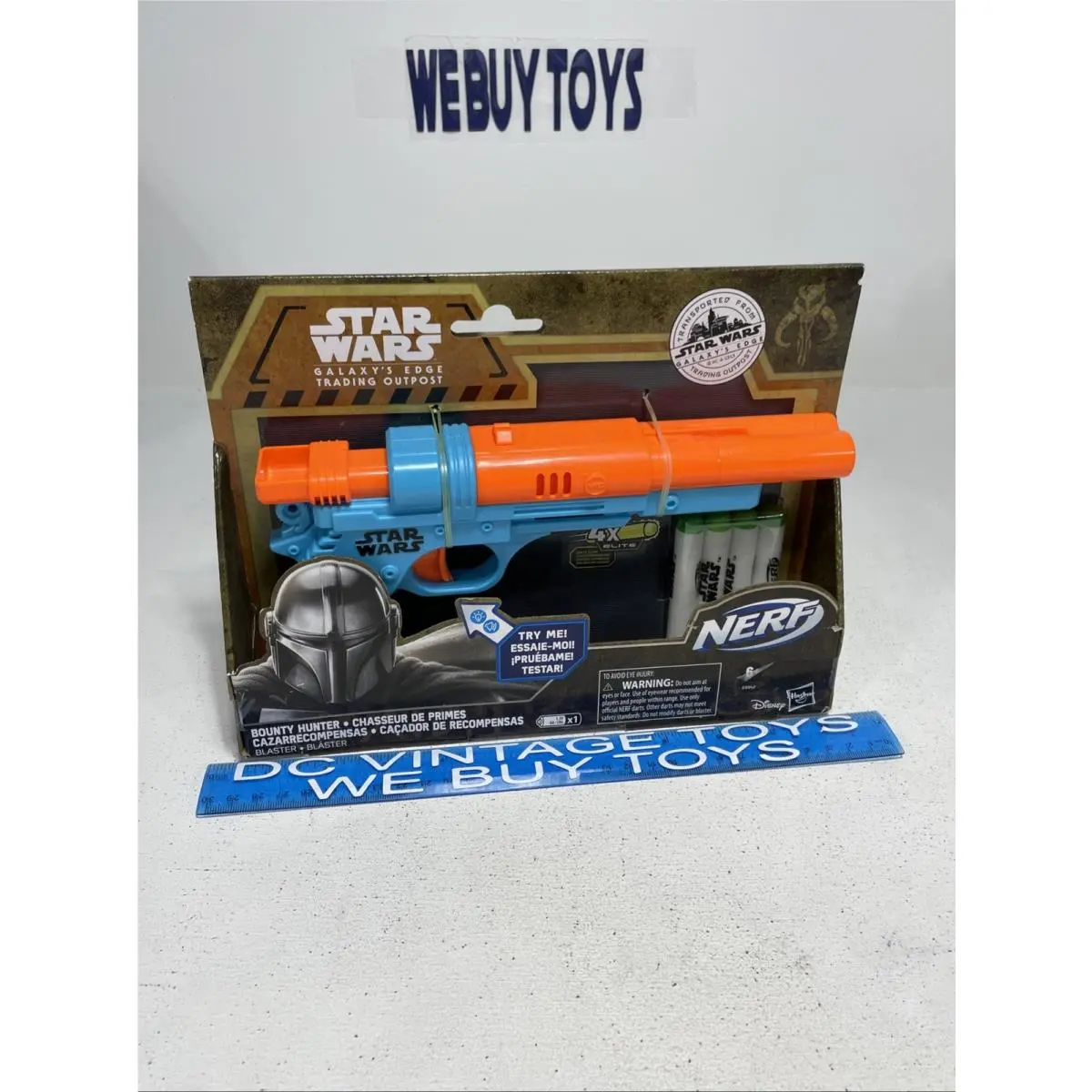 Nerf Star Wars Galaxy`s Edge Mandalorian Bounty Hunter Blaster