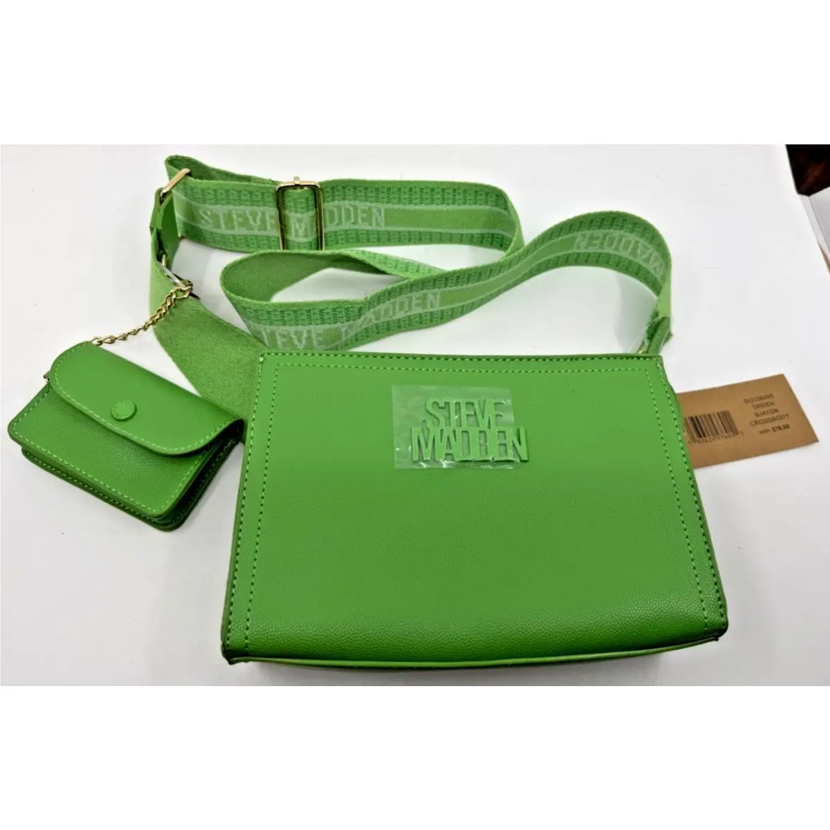 Bjayda Green Crossbody Bag with Bonus Coin Purse D0336095 by Steve Madden