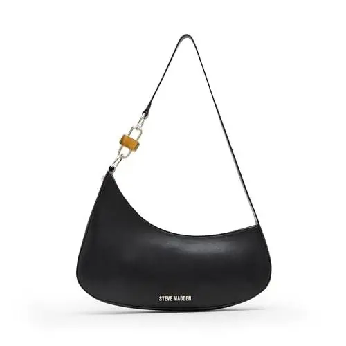 Black - Steve Madden Luckyy Asymmetrical Shoulder Bag