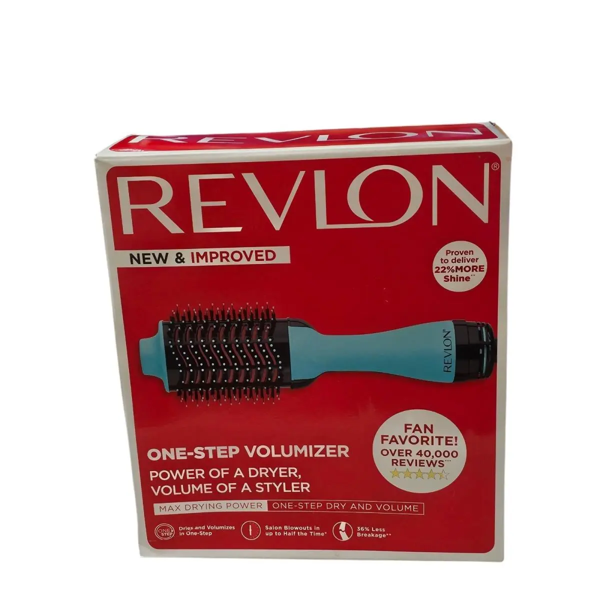 One-step Hair Dryer and Volumizer Hot Air Brush Mint by Revlon