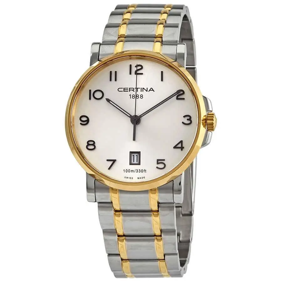 DS Caimano Quartz Silver Dial Men`s Watch C017.410.22.032.00 by Certina