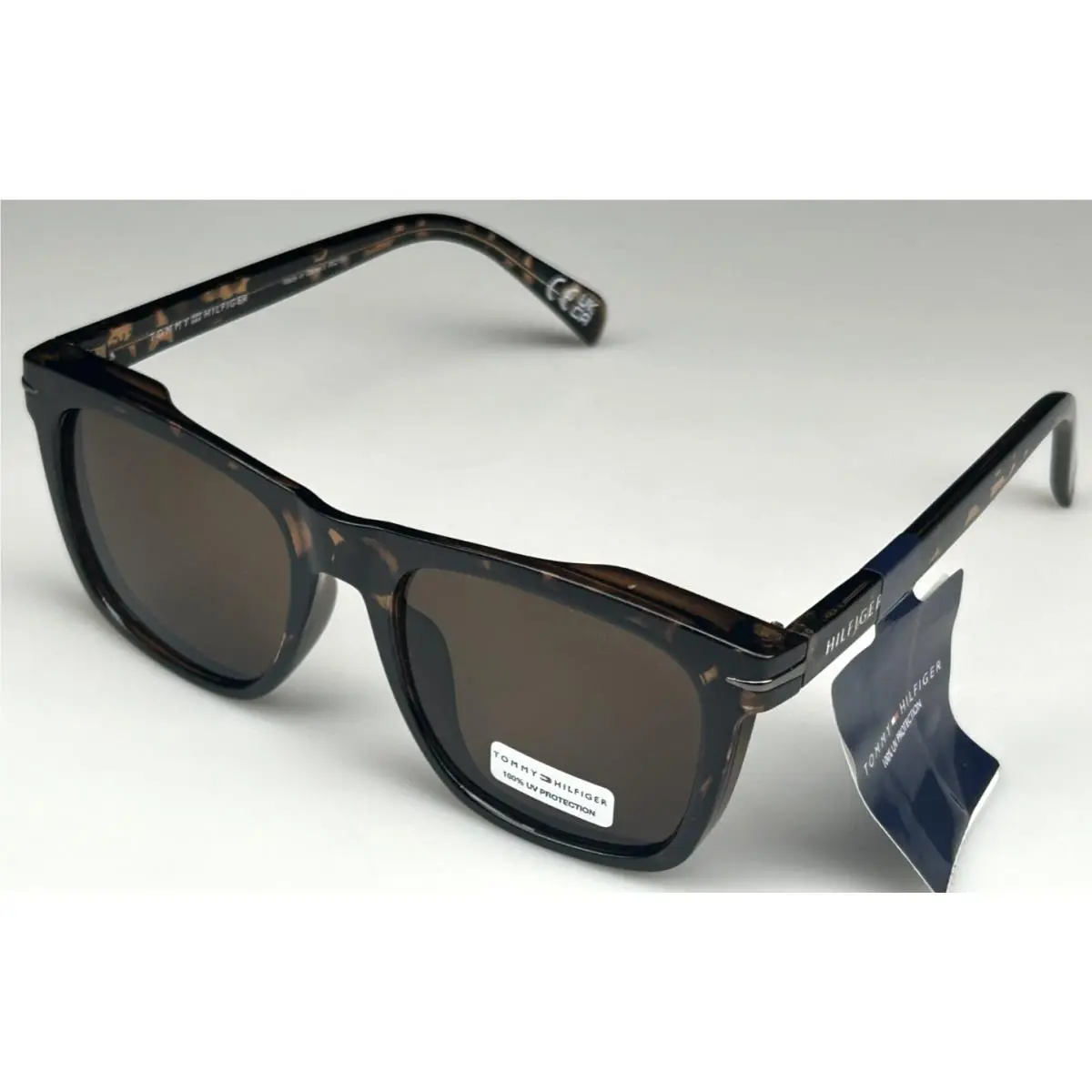Tommy Hilfiger Men`s 51mm Tortoise Frame Brown Lens Sunglasses MP OM659