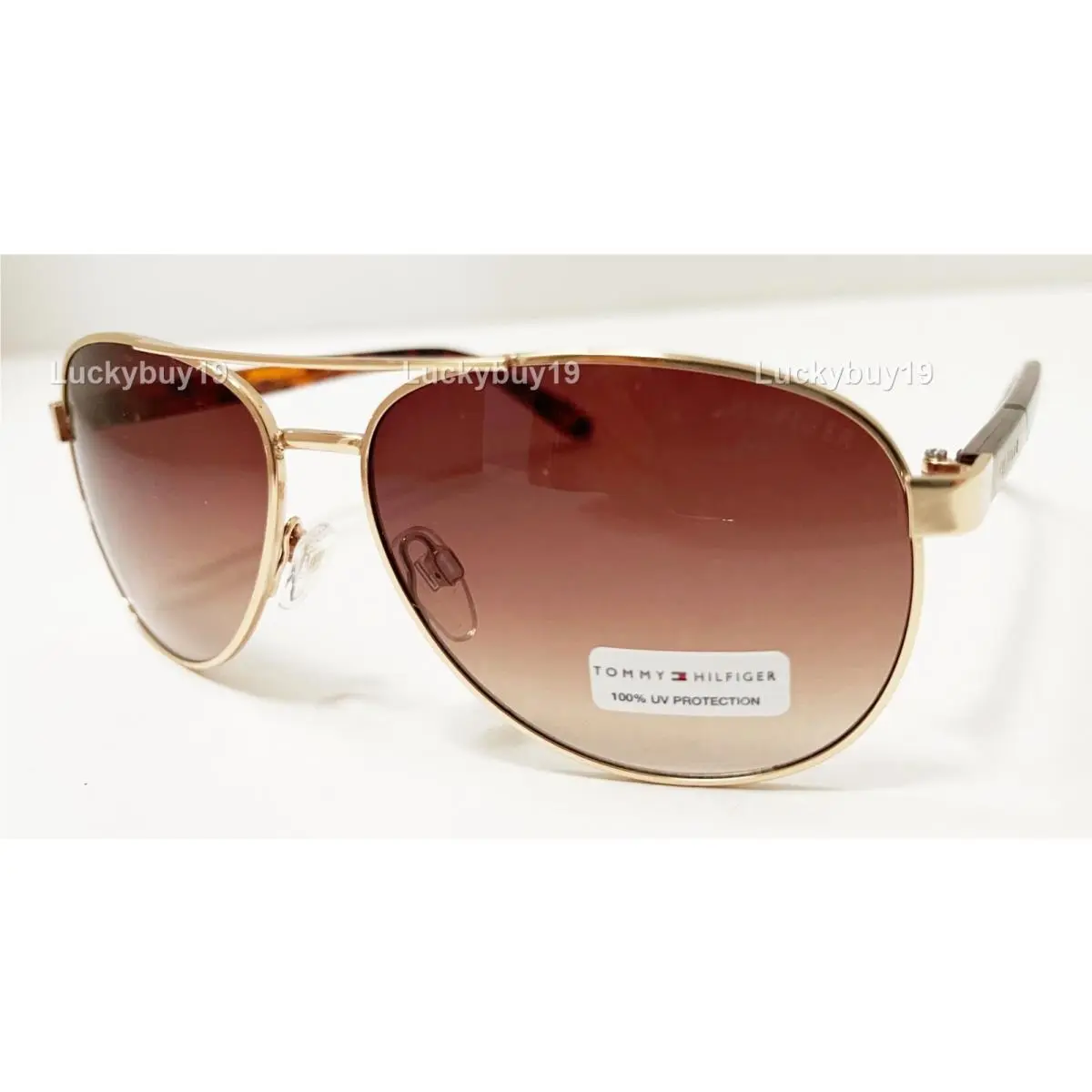 Tommy Hilfiger WM OL553 Brown Gold Sunglasses Gift Idea /853/