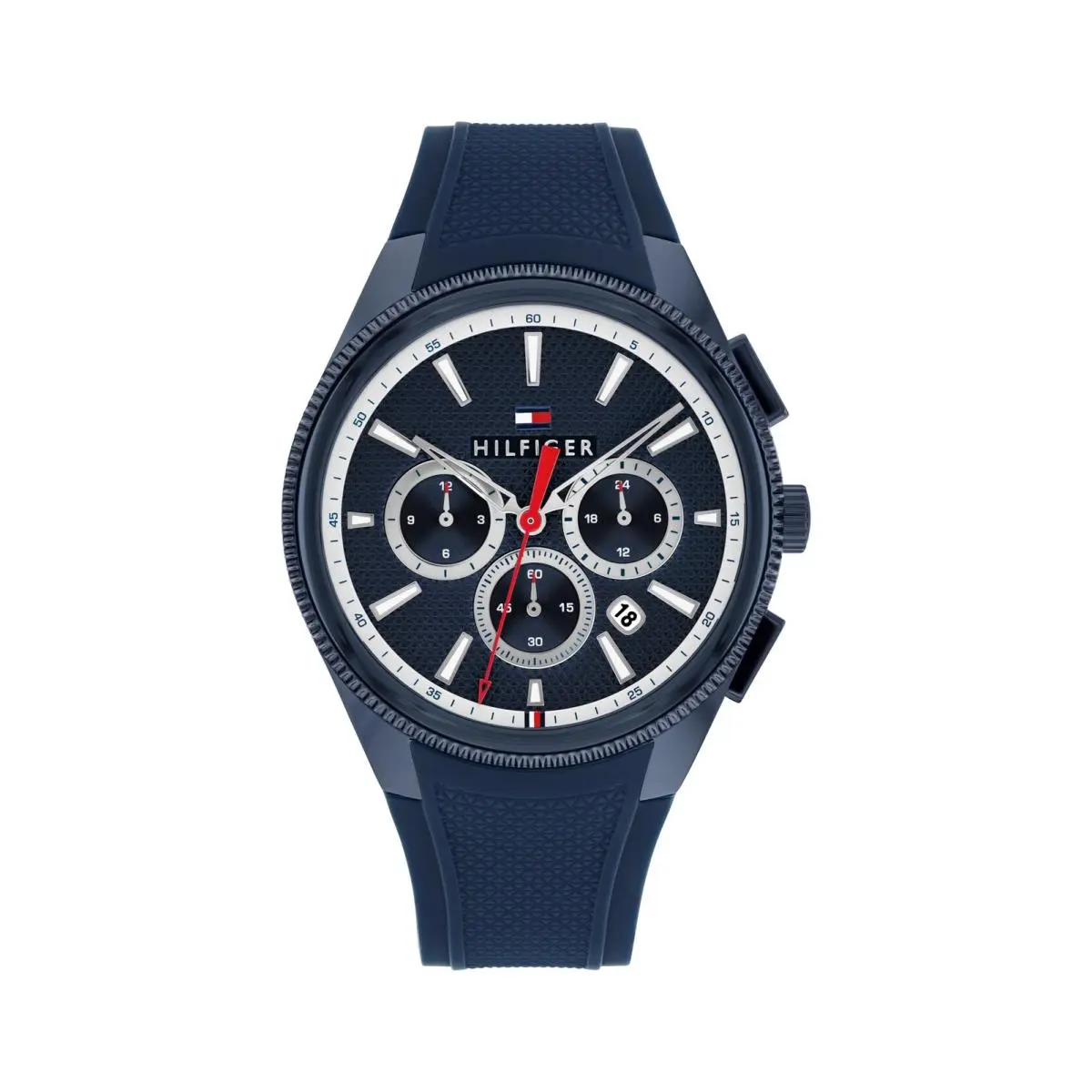 Men’s Multifunction Watch - Sporty Silicone Strap - Water Blue by Tommy Hilfiger