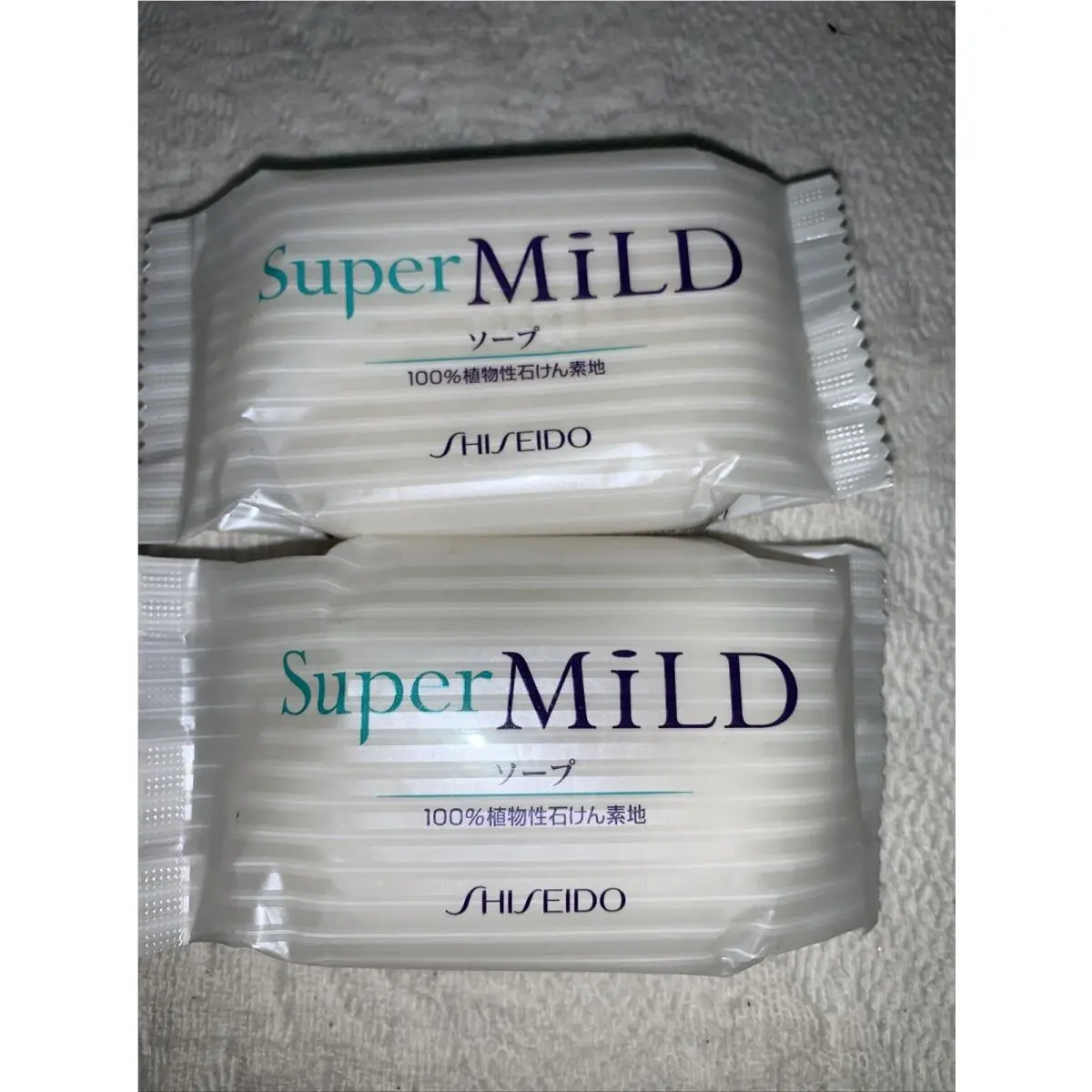 2 Bars Shiseido Super Mild Bar Cake Soap 90g Oop