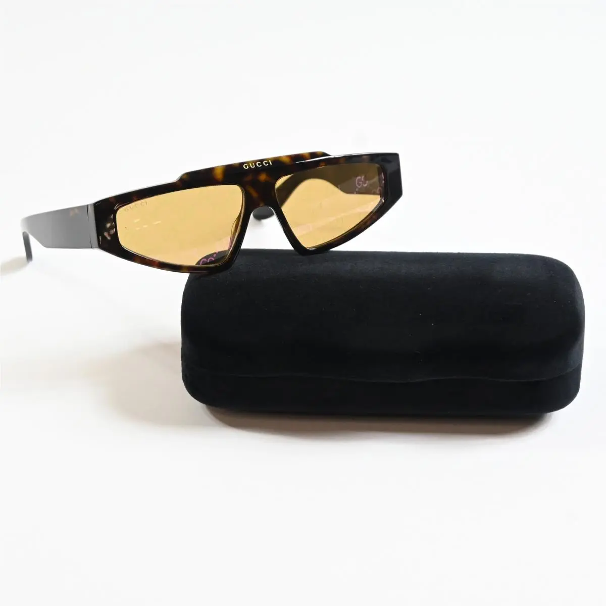 GG1591S 002 Unisex Sunglasses Dark Havana/bronze 58mm by Gucci