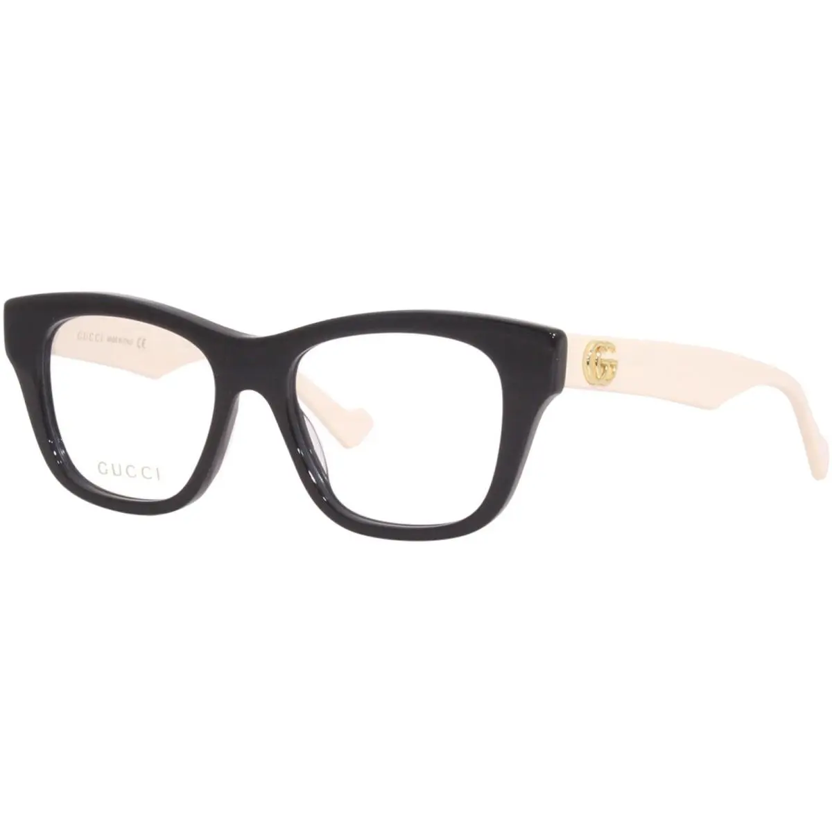 Gucci Women`s Black Cat-eye Eyeglasses w/ Steel Hinges GG0999O 002 52 Italy