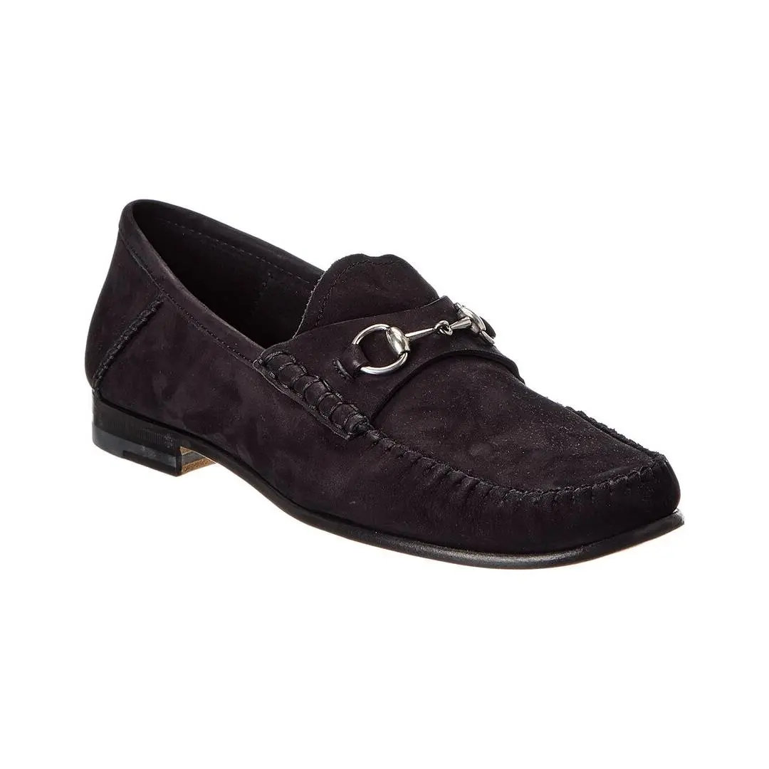 Gigi Leather Loafer Women`s Black 36 by Gucci