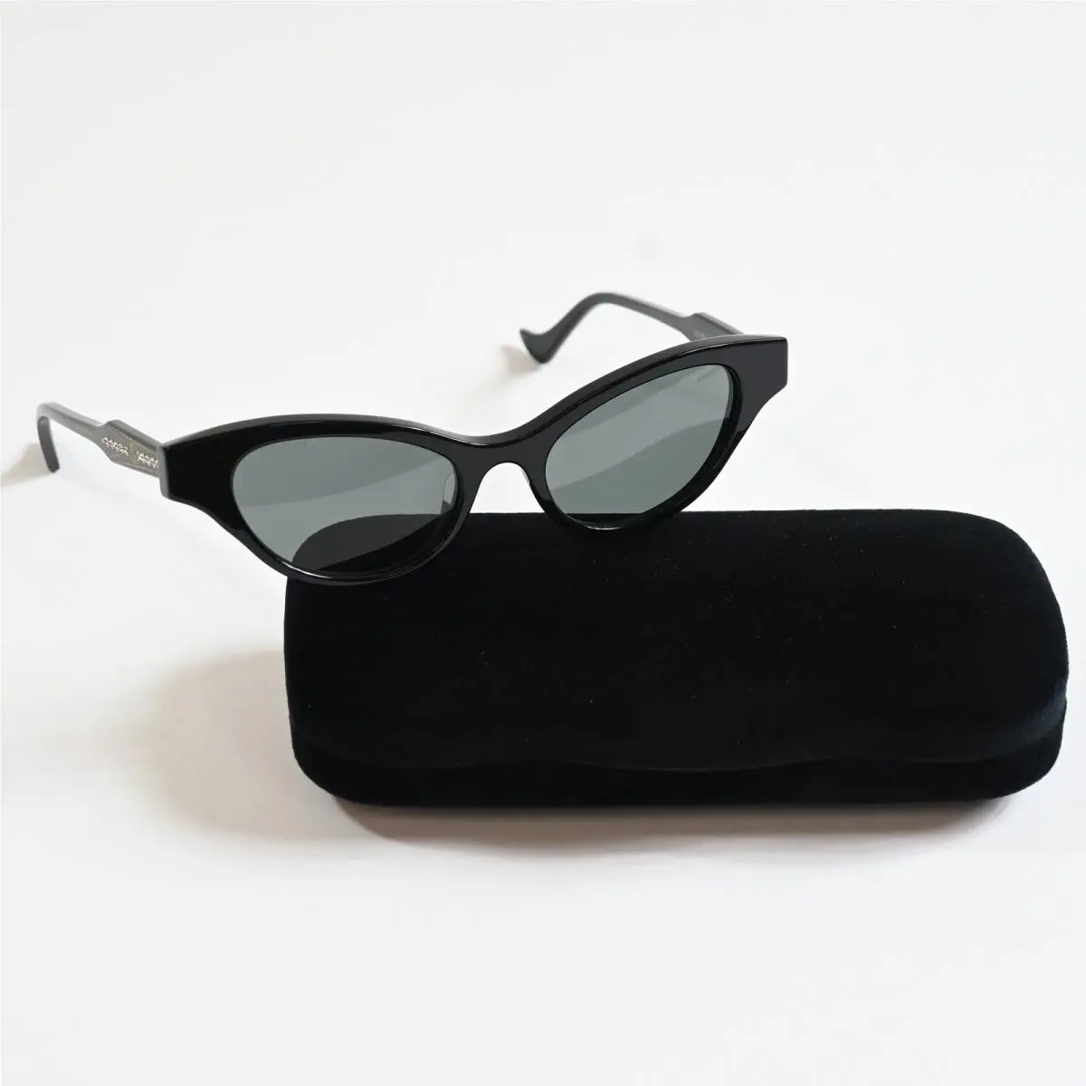 Gucci GG1298S 001 Womens Sunglasses Black 51mm Designer Eyewear