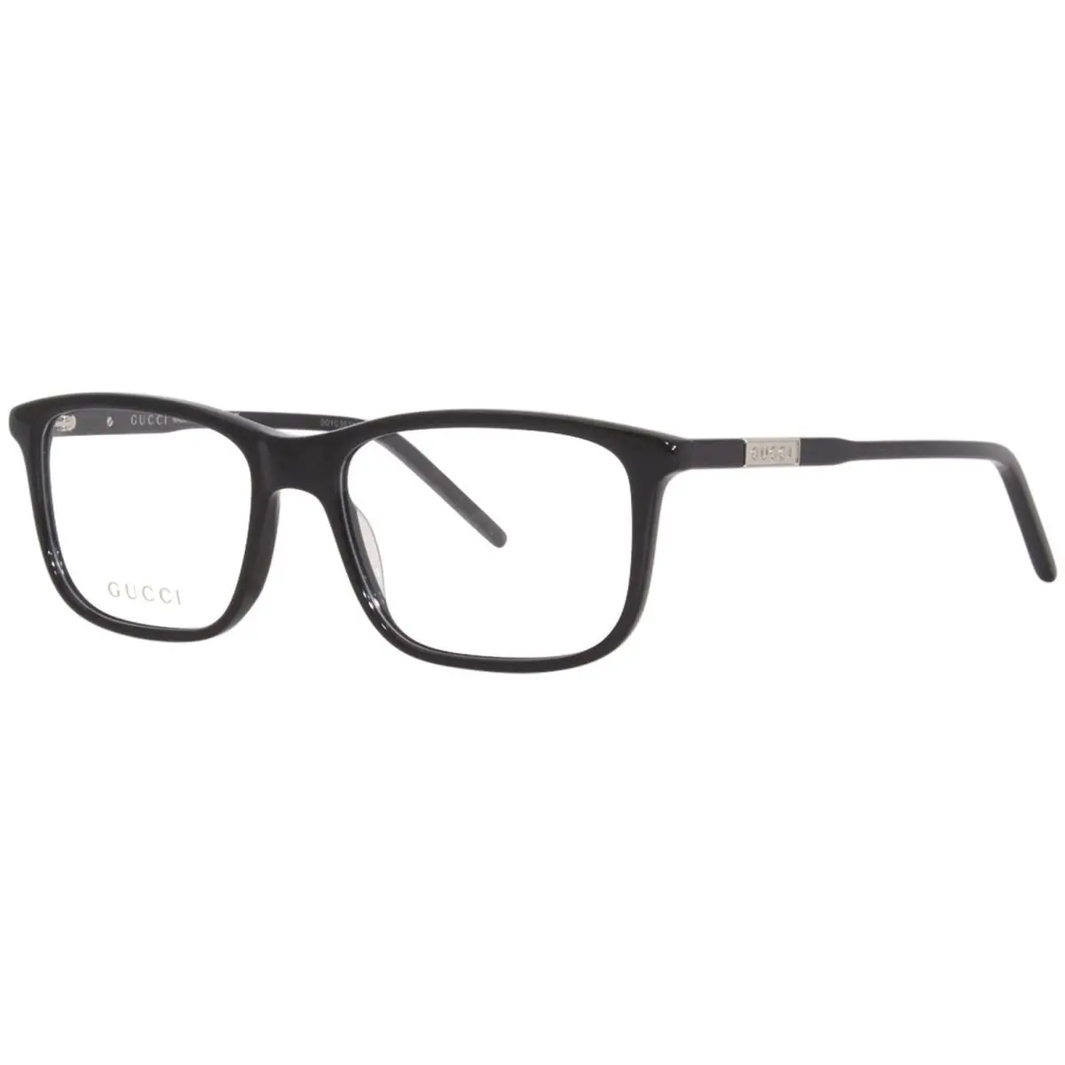 Gucci GG1159O 001 Eyeglasses Frame Men`s Black Full Rim Rectangle Shape 56mm