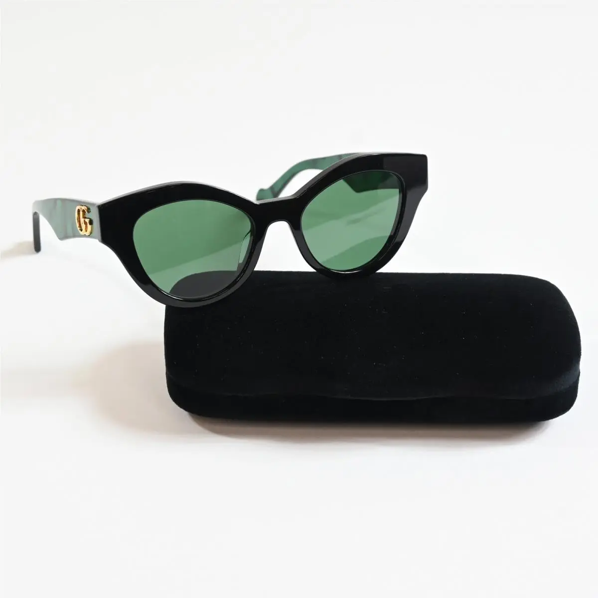 Gucci GG0957S 001 Womens Sunglasses Dark Green 51mm