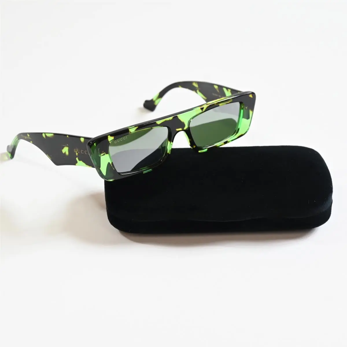 Gucci GG1331S 008 Mens Sunglasses Tortoise/green 54mm