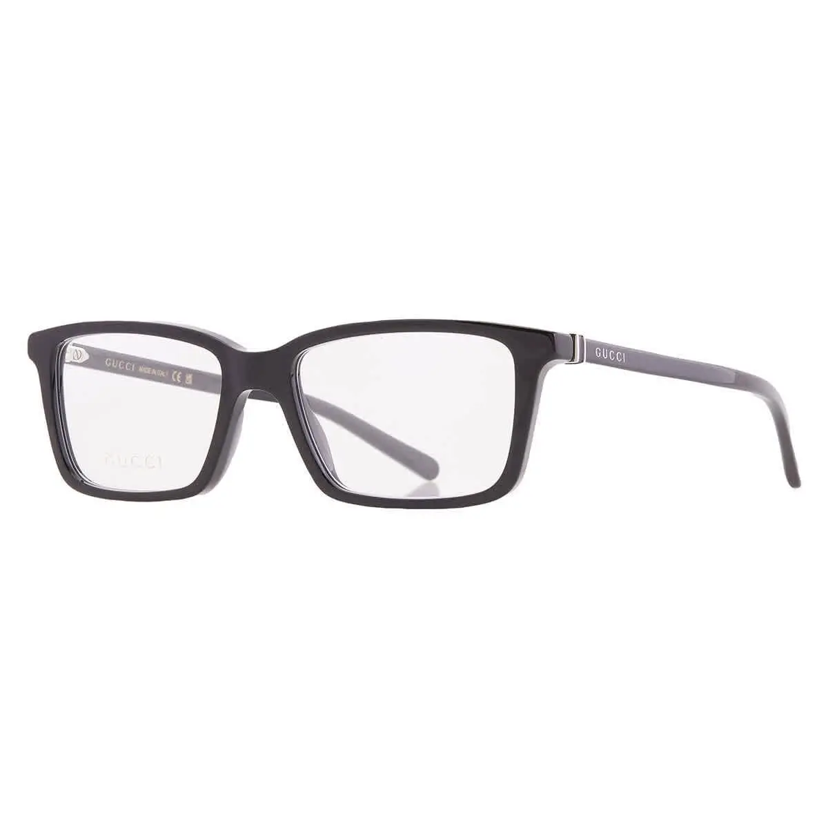 Gucci Demo Rectangular Men`s Eyeglasses GG1672O 005 56 GG1672O 005 56