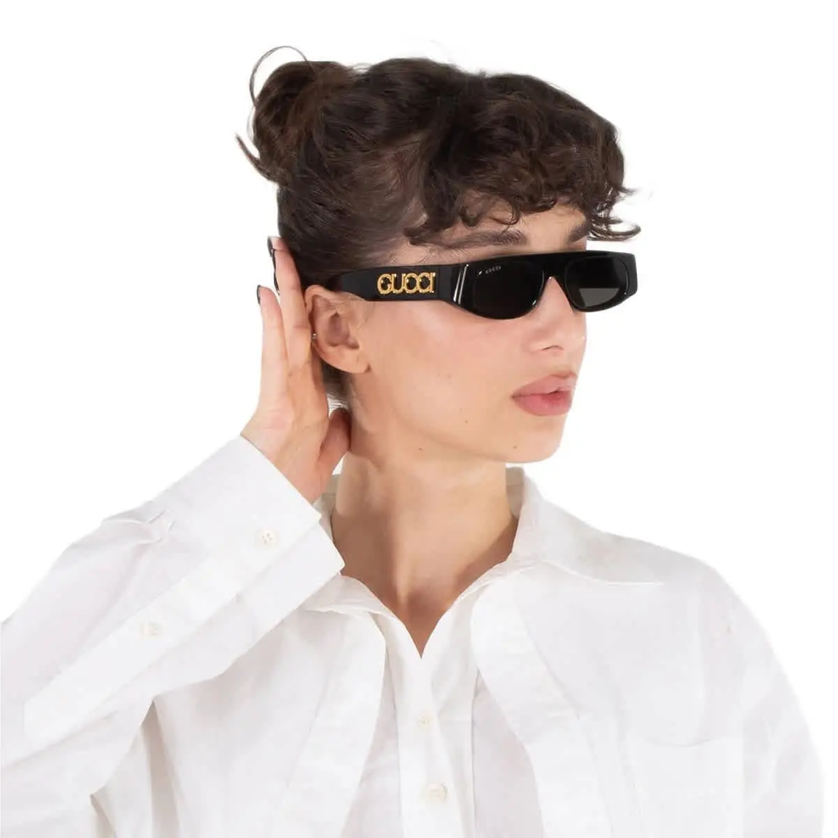 Grey Browline Ladies Sunglasses GG1771S 001 51 GG1771S 001 51 by Gucci