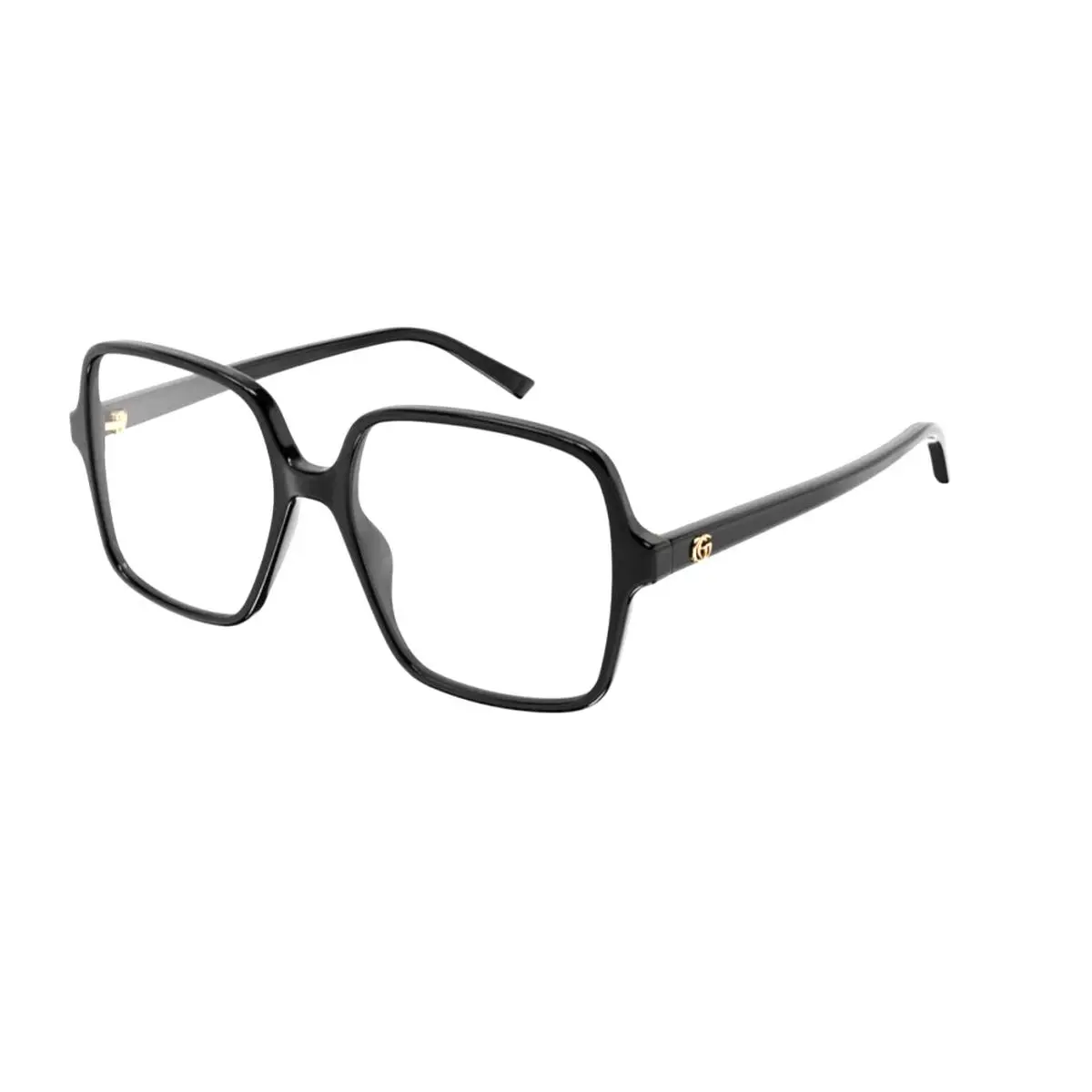 Oversized Eyeglasses GG1994O 001 53-16 140 Black Gold Frames by Gucci
