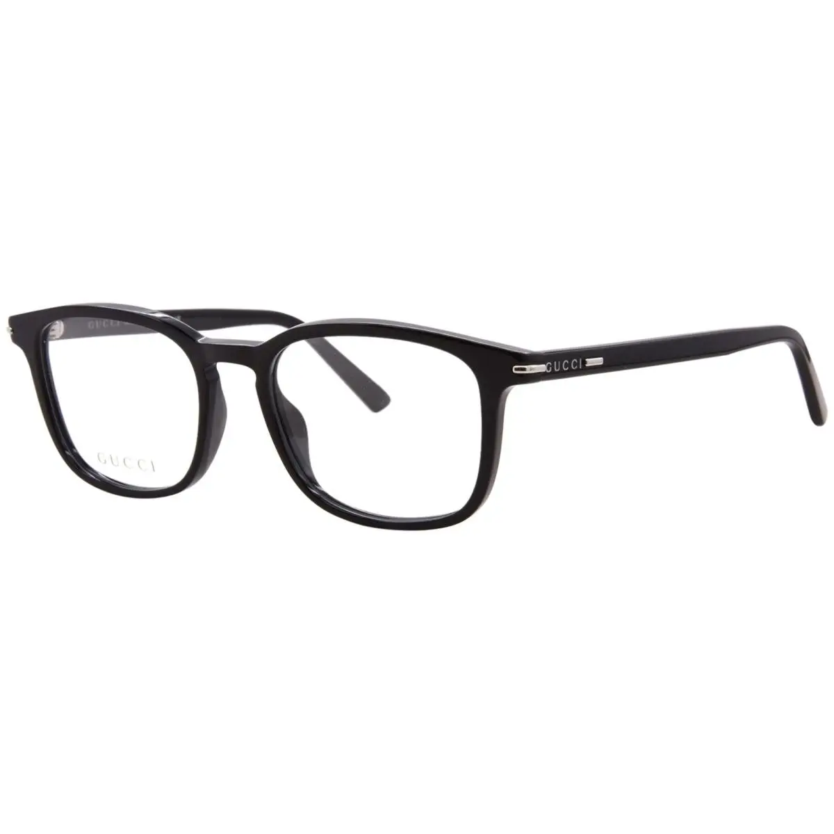 GG2129O 001 Eyeglasses Frame Men`s Black Full Rim Rectangle Shape 52mm by Gucci