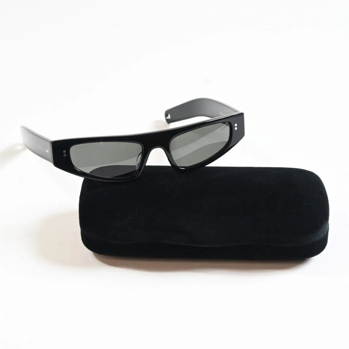 Gucci GG1634S 006 Womens Sunglasses Black 51mm Designer Eyewear