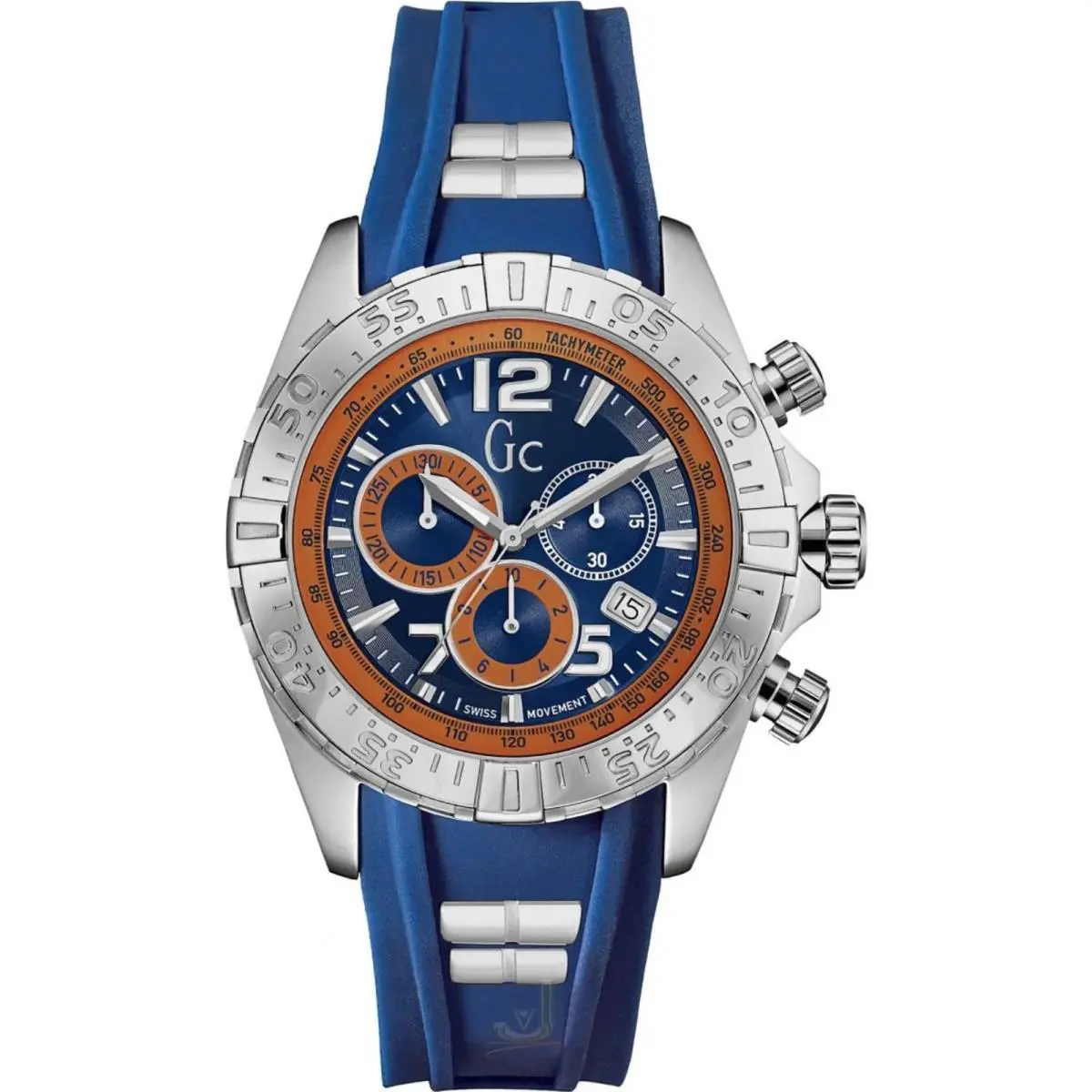 Guess Collection Y02010G7 45mm Men Quartz Sapphire Crystal Screw Crown 100m WR