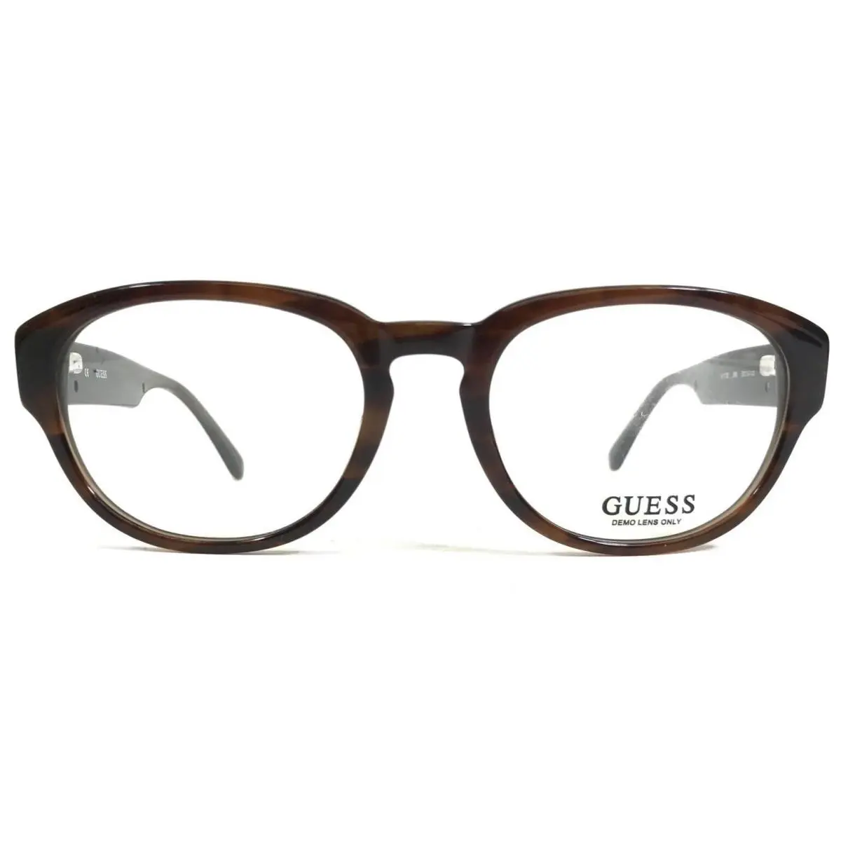 Guess Eyeglasses Frames GU1723 Brn Brown Tortoise Round Full Rim 50-18-140