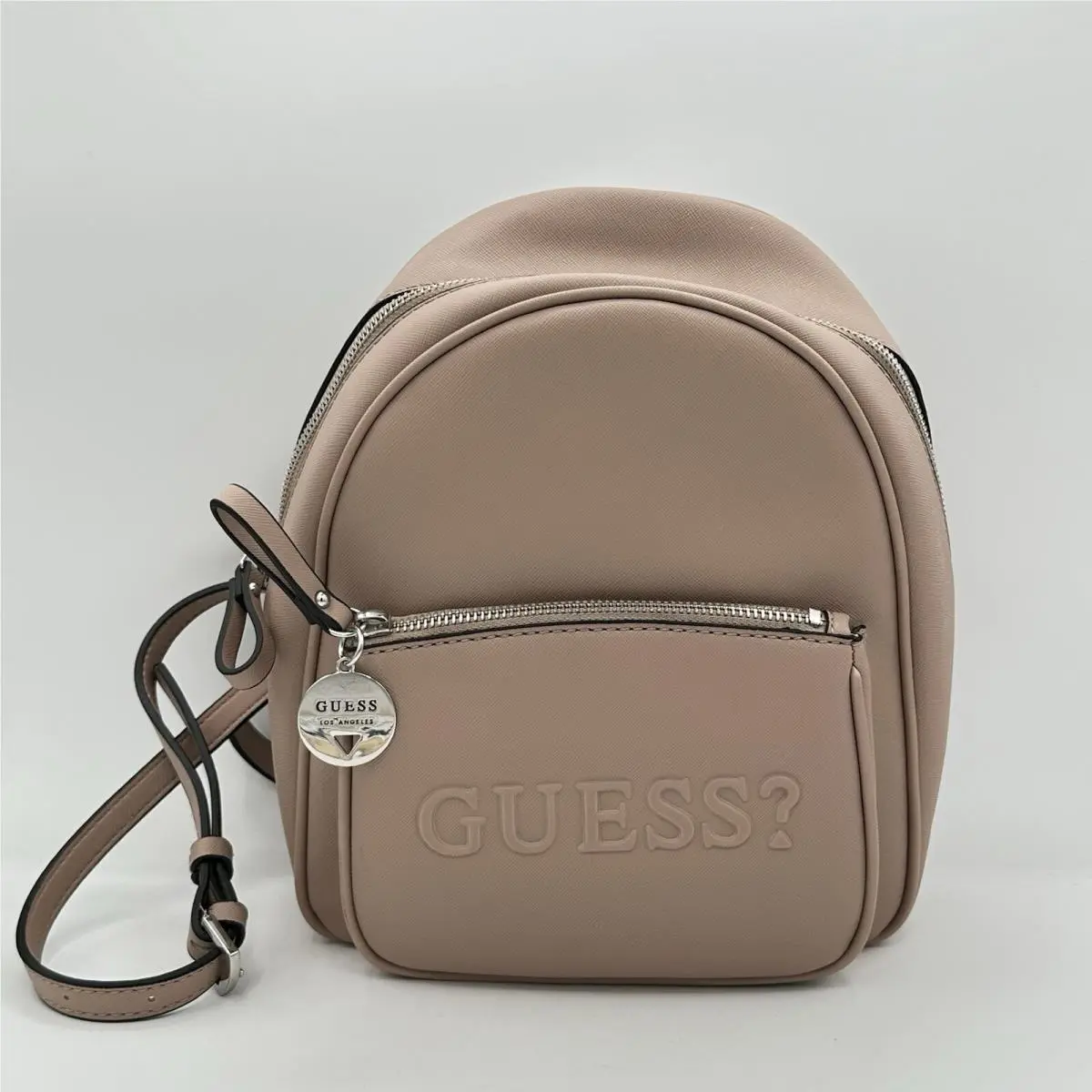 Guess Brand Small Women’s Backpack Dusty Mauve Charm Adjustable