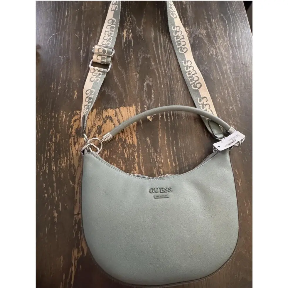 Monica Mini Green Tea Crossbody Satchel Hand Bag Purse by Guess
