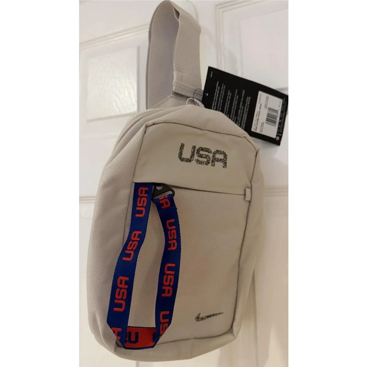Nike Team Usa CQ7265-120 Crossbody Festival Bag Sail Olympic Sling Belt Bag