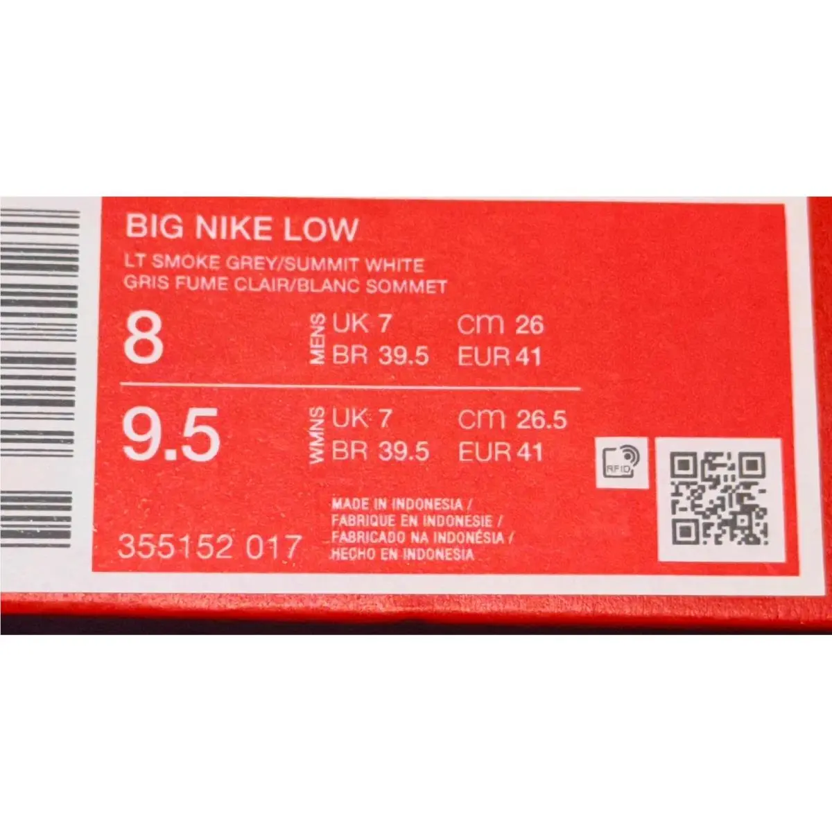 Nike shoes - Big Nike Low - Big Low - Gray 5