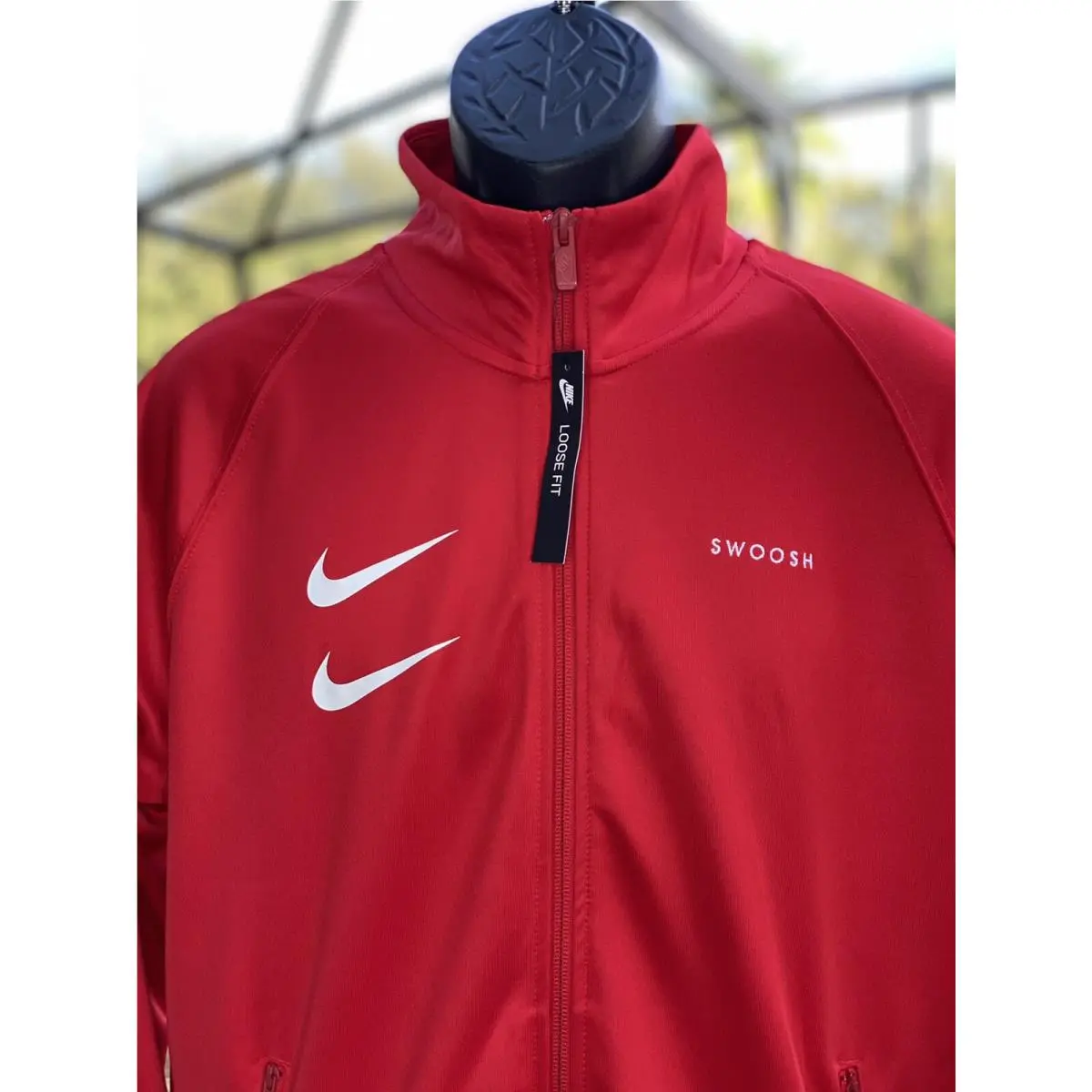 Nike clothing - Nike Poly-Knit - CJ4884657 - University Red/White 5