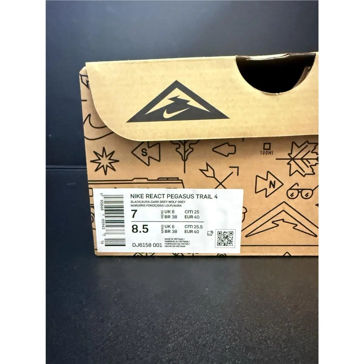 Nike shoes - Nike React Pegasus Trail 4 - DJ6159-001 - Black 13