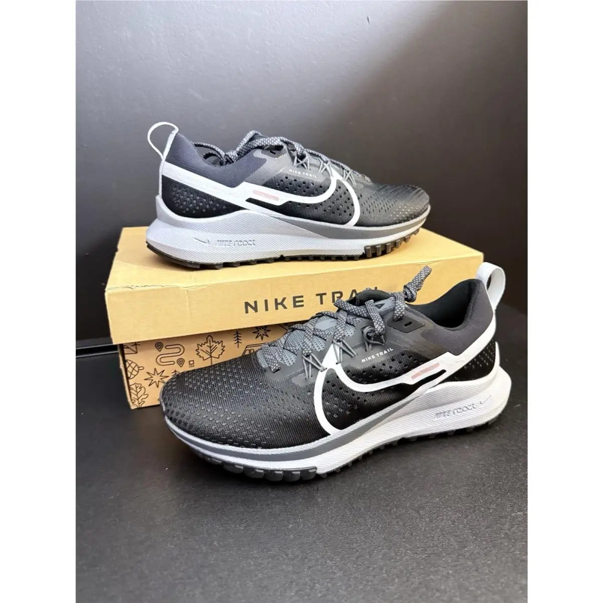 Nike shoes - Nike React Pegasus Trail 4 - DJ6159-001 - Black 0