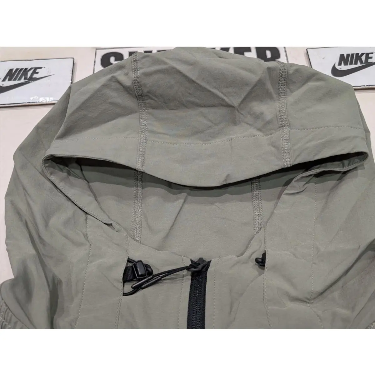 Nike clothing - Nike Tech Woven Jacket - Tech Woven Jacket - Light Army / Black (UPC: 197863219547) 11