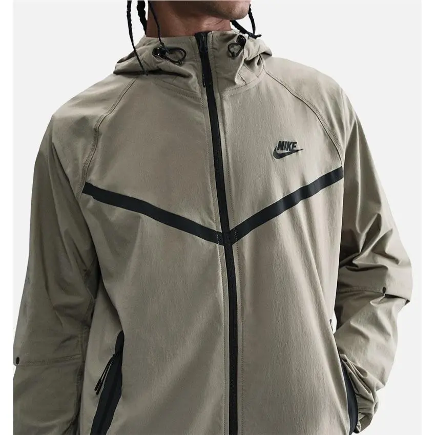 Nike clothing - Nike Tech Woven Jacket - Tech Woven Jacket - Light Army / Black (UPC: 197863219547) 2